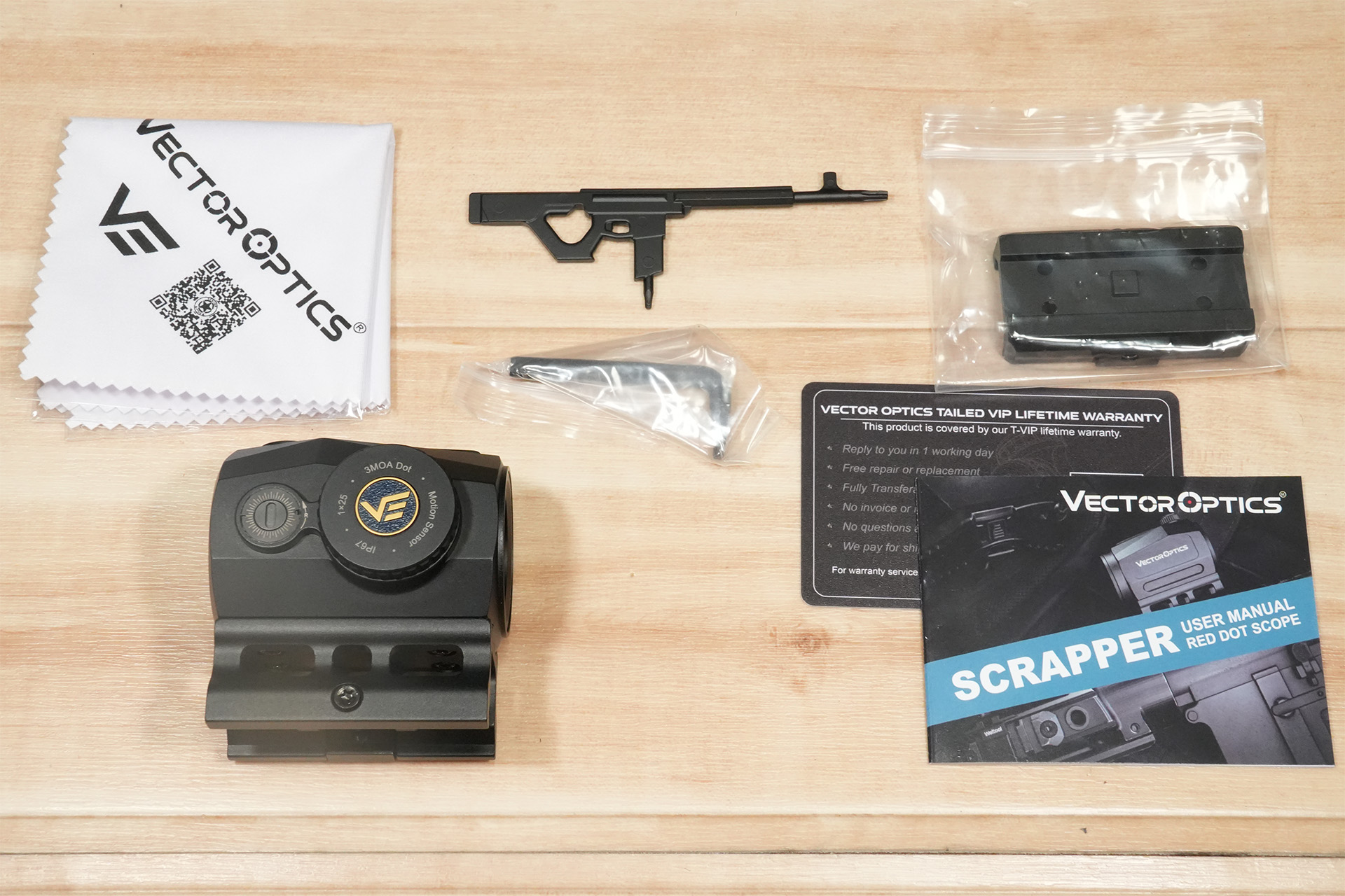 T1サイズを一回り大きくしたドットサイト、Vector Optics SCRAPPER 1