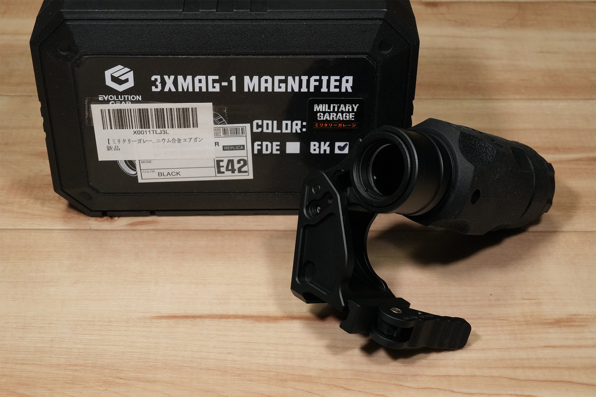 Evolution Gear製3倍マグニファイア、Aimpoint 3XMAG-1 & UNITY