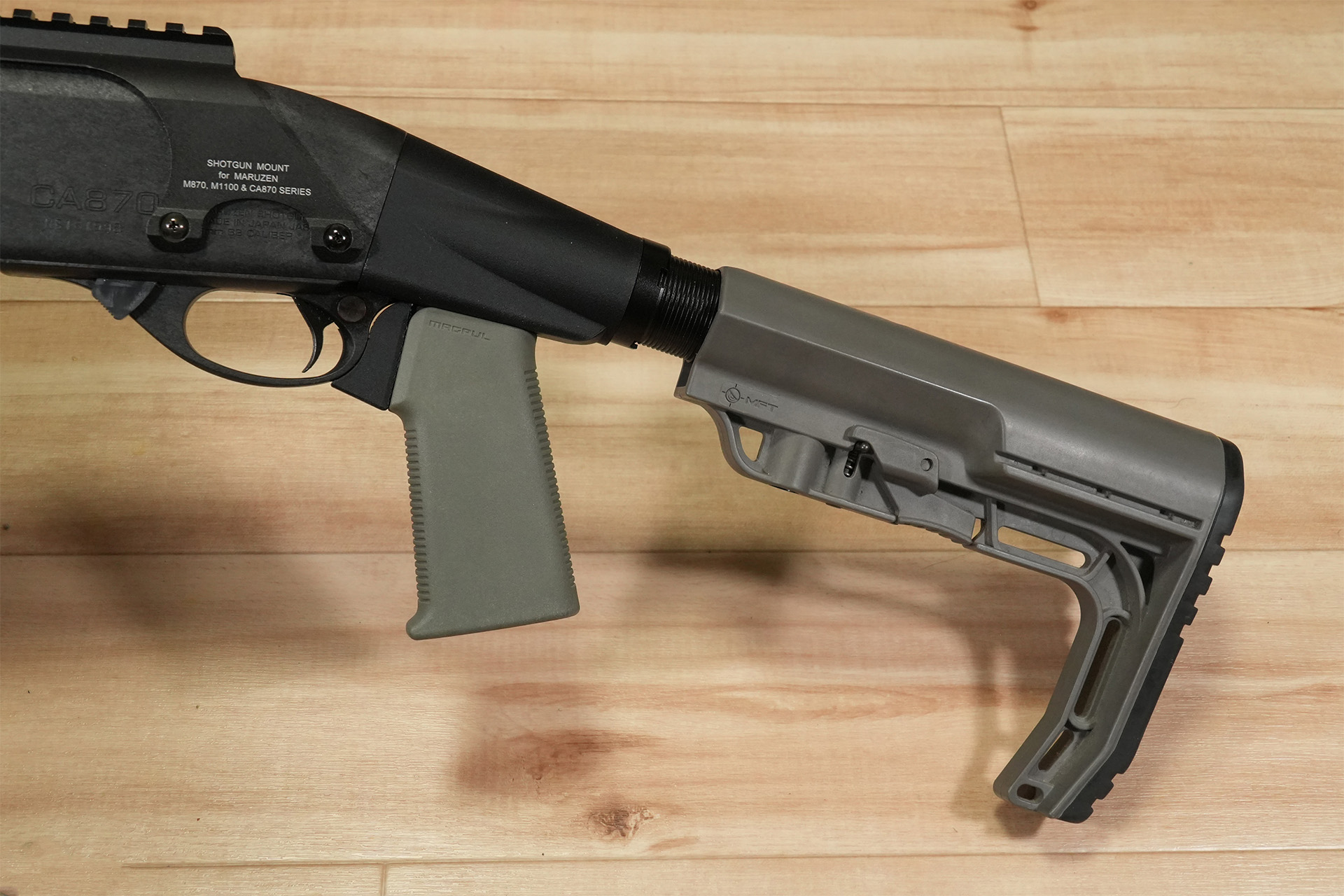 ツチノコデザイン マルゼン CA870 M4ストックアダプターをCA870 TAC-10