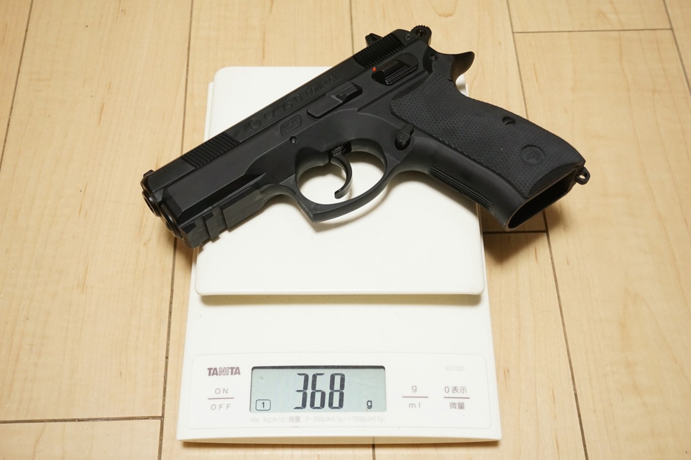 SⅡS/ASG CZ75D Compactフィクスドスライドガスガンを購入、注入バルブ