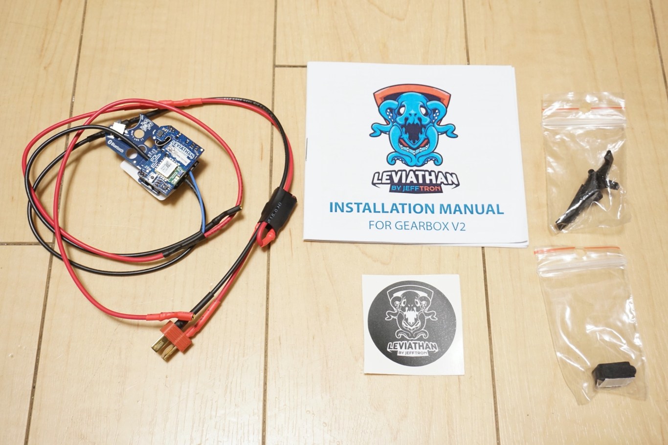 Jefftron Leviathan-V2 前方配線モデルを購入、SIG AIR MCXに取り付け