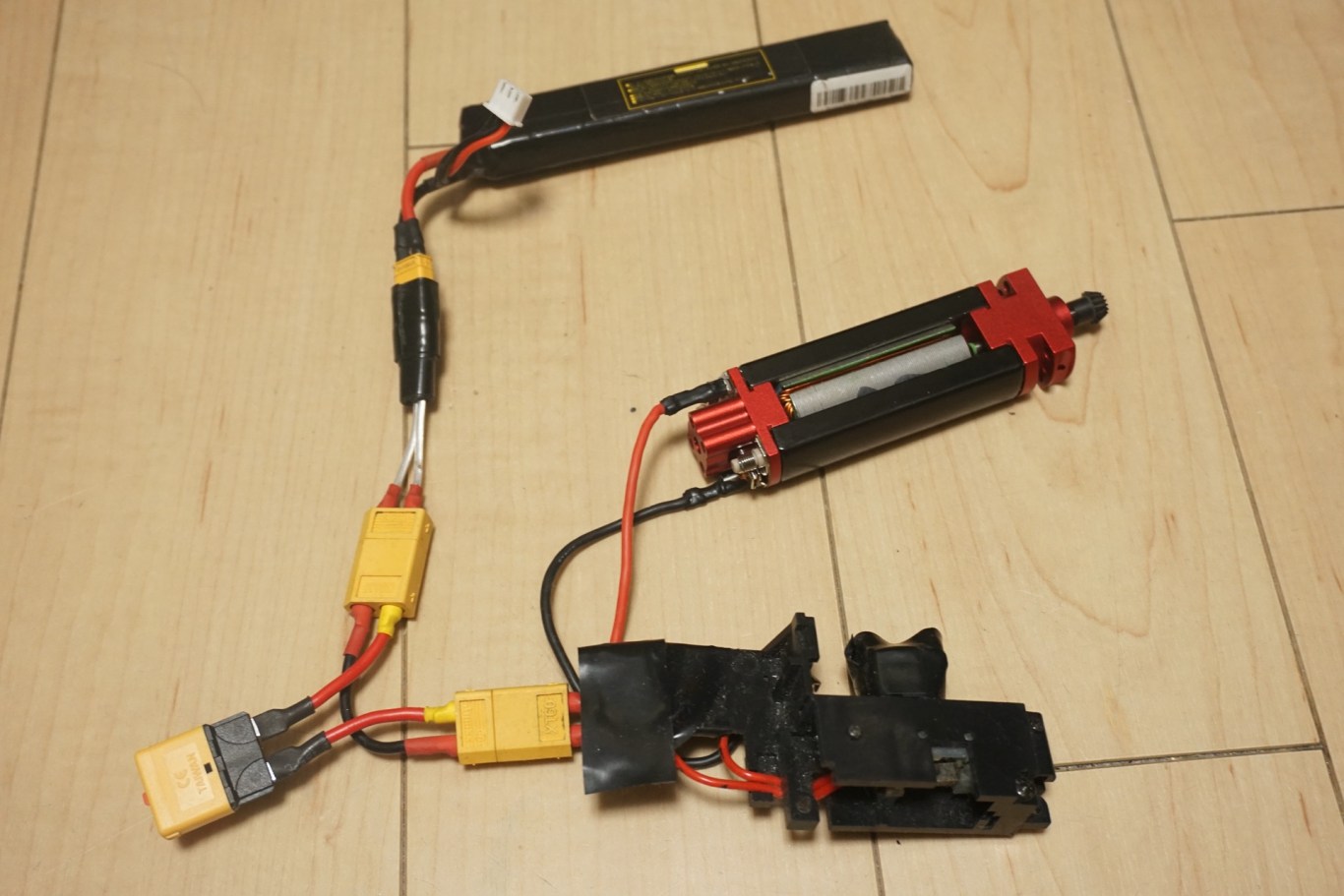 SYSTEMA PTW（トレポン）互換の中華製赤モーターのレビュー、490KUMIと