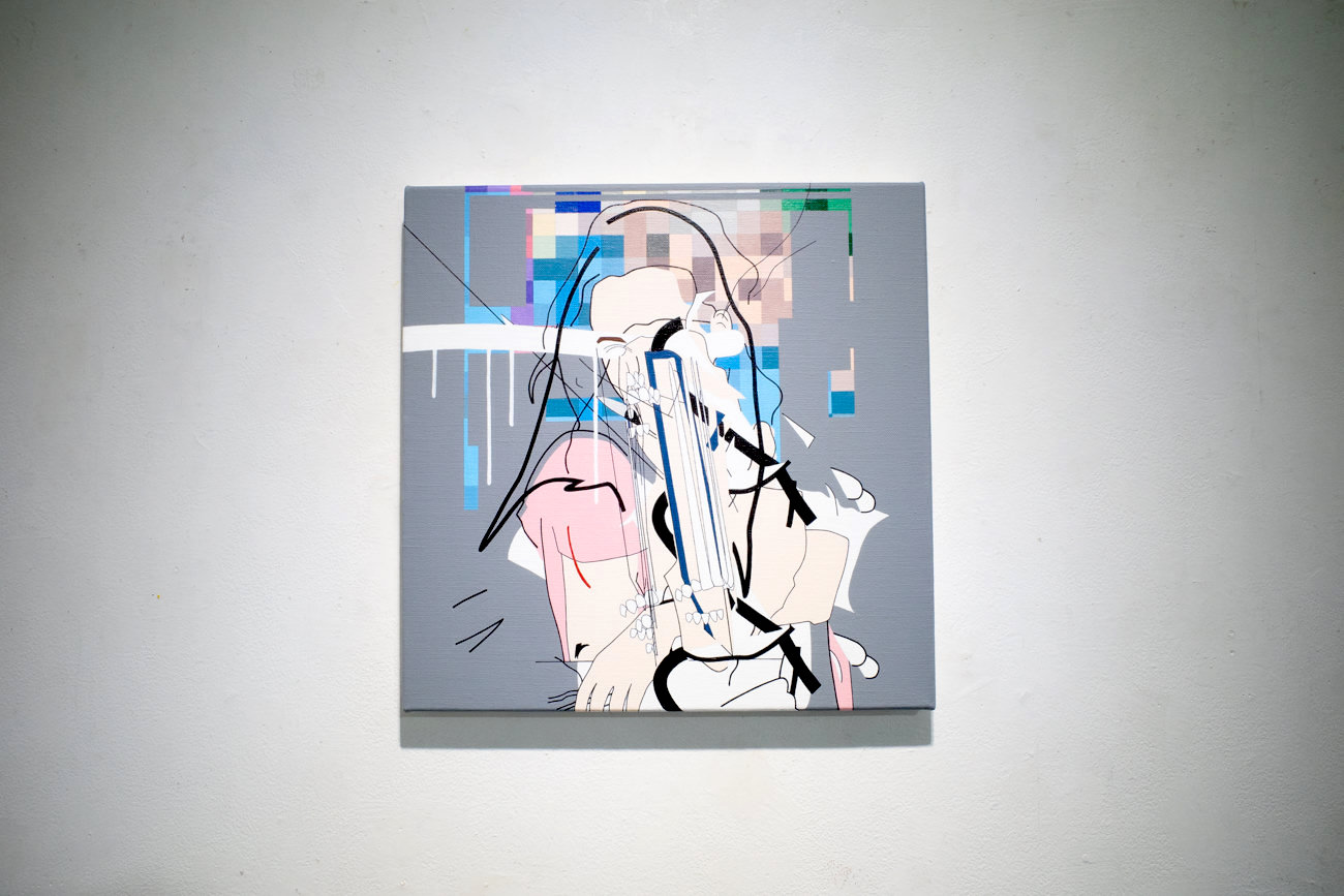 個展】緻密なスーパーフラット絵画〜山本直輝「トカレフ、あります