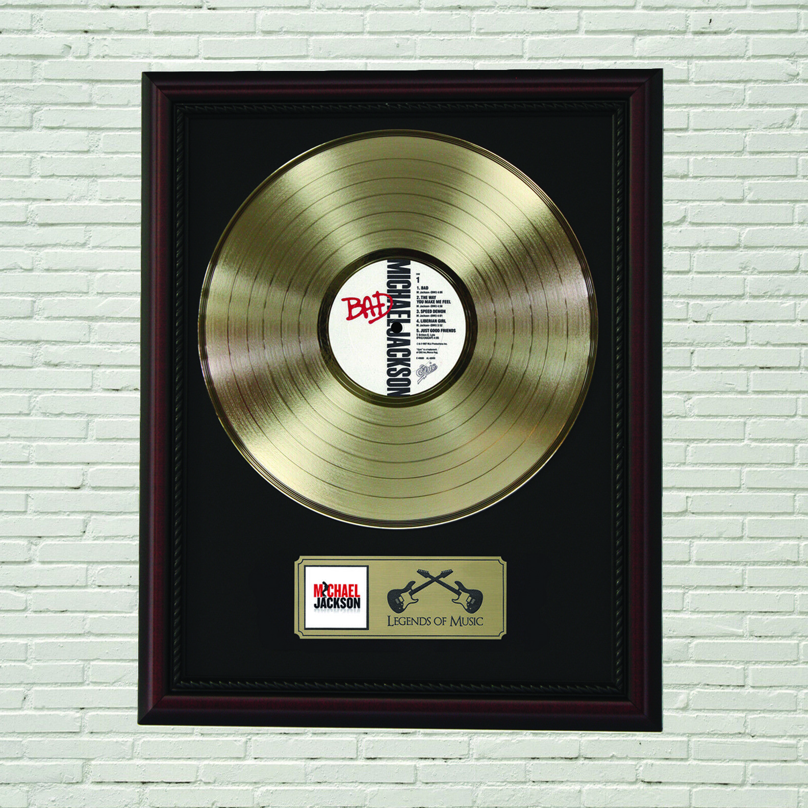 Michael-Jackson-Bad-Framed-