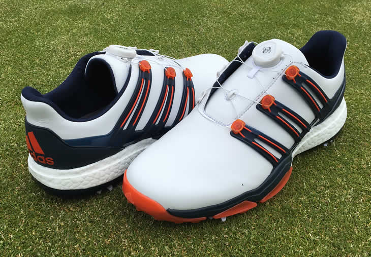 Adidas Powerband BOA Boost Golf Shoe Review - Golfalot