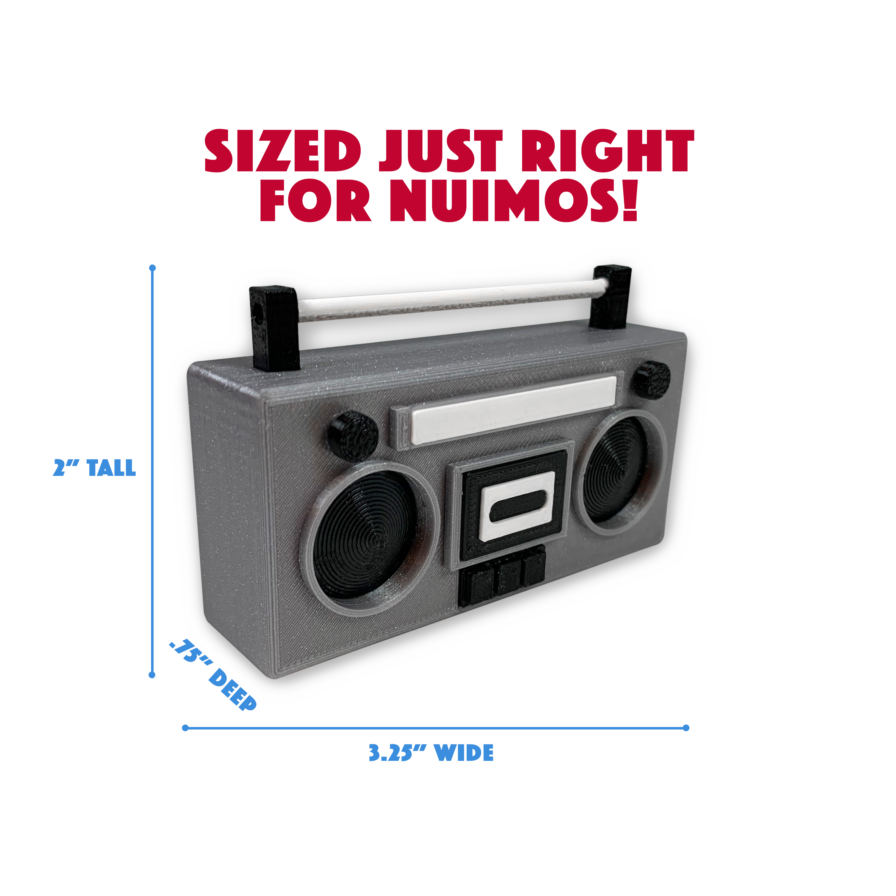 Mini Boombox for Disney nuiMOs and other Plush Dolls & Toys