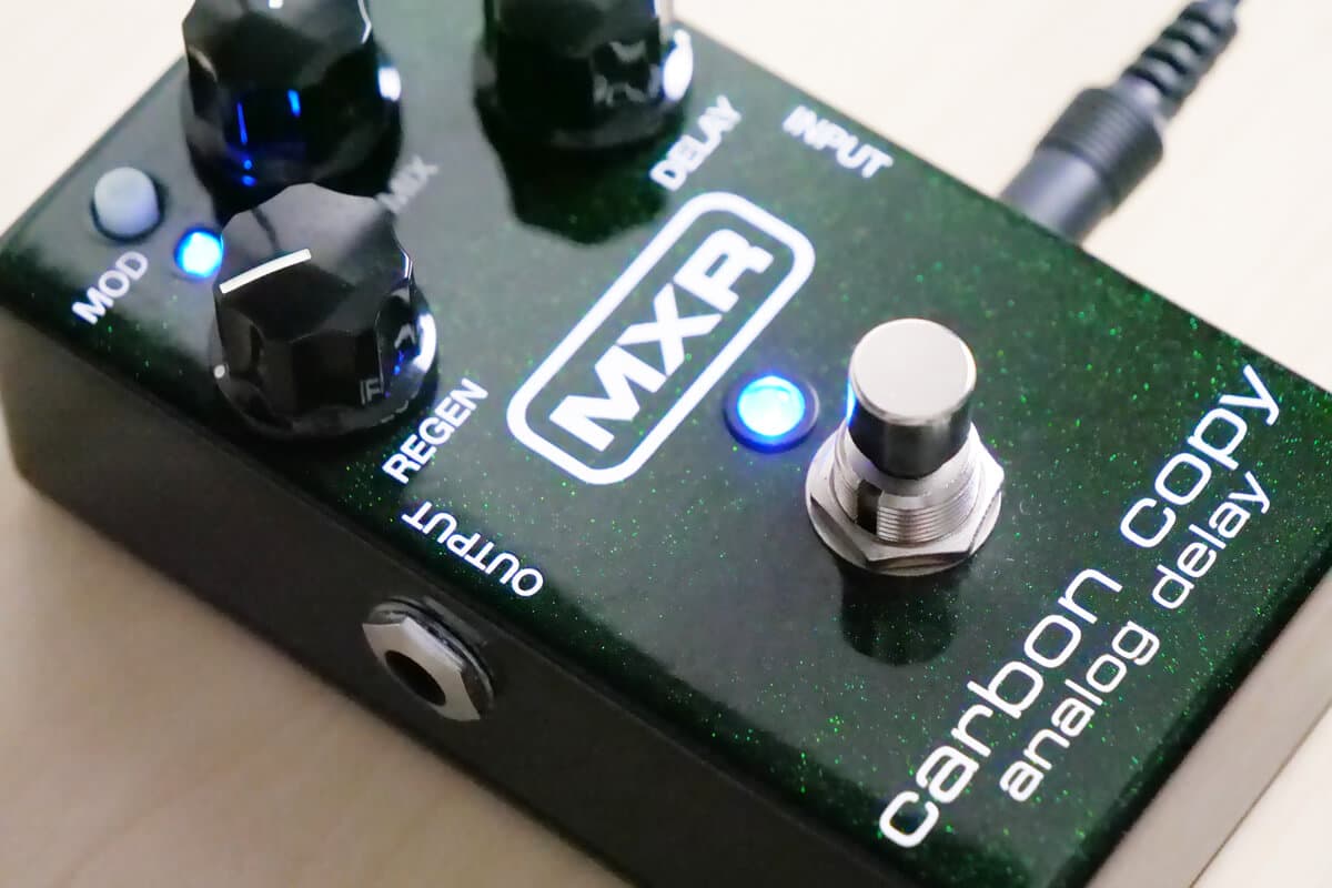 コンパクトアナログディレイの決定版「MXR M169 Carbon Copy」【エレキ