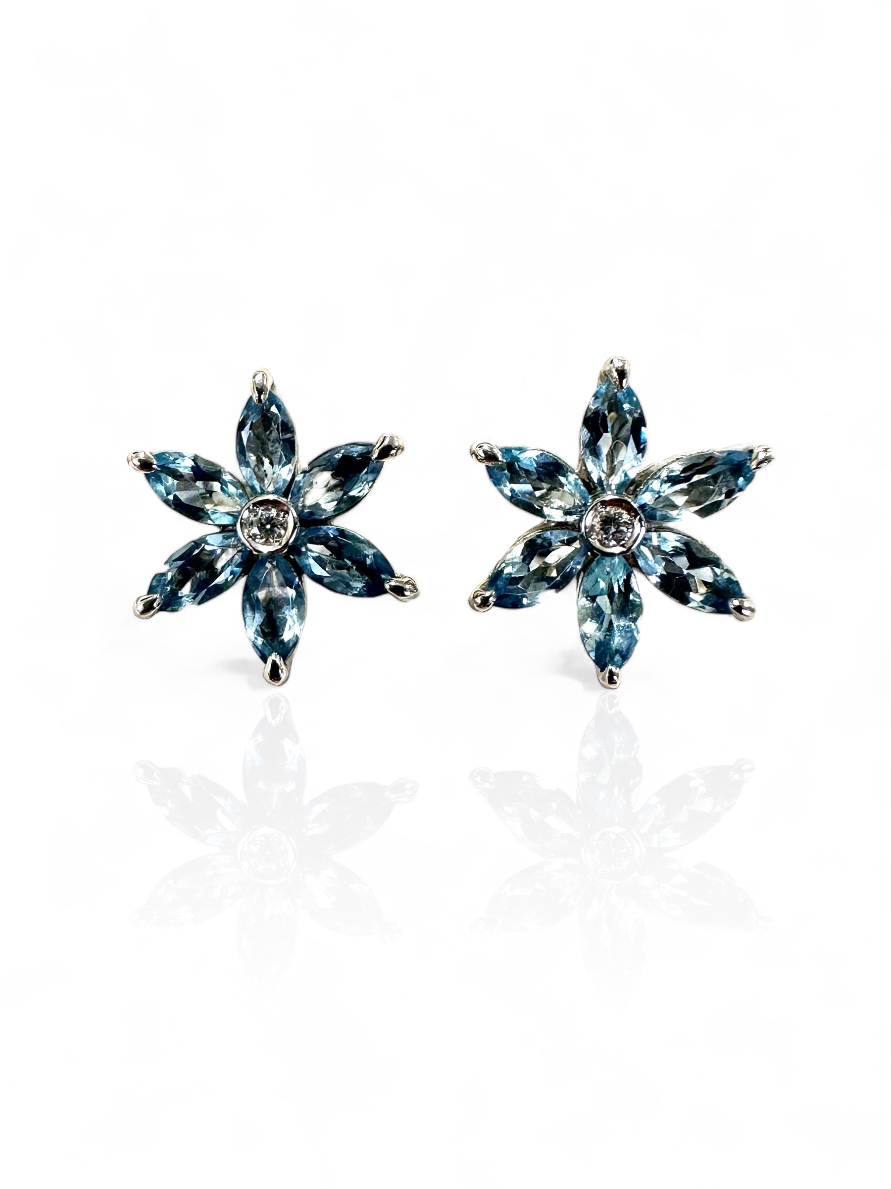 サンタマリア アクアマリンピアス | GURALA