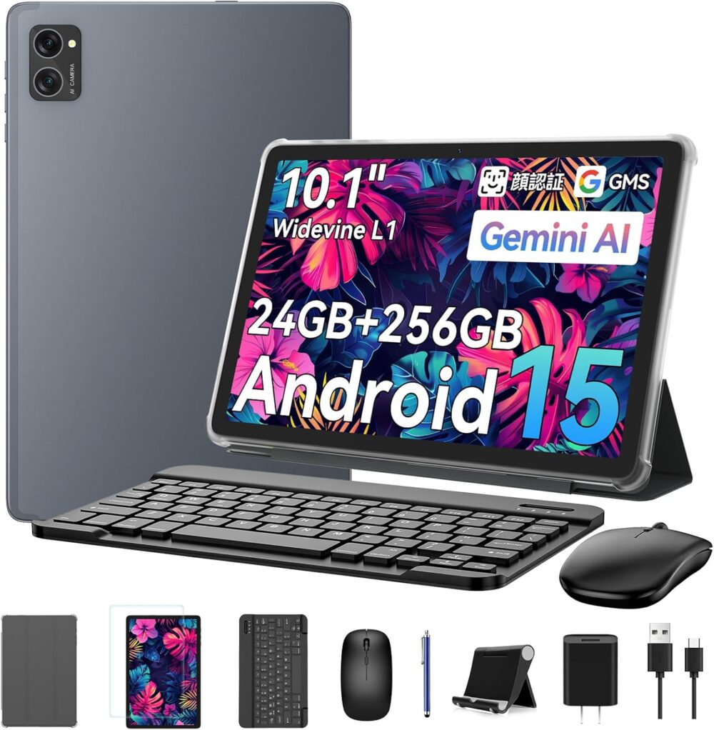 Gemini AI 2.0搭載のAndroid 15タブレット「tabwee T90」が約15,000円