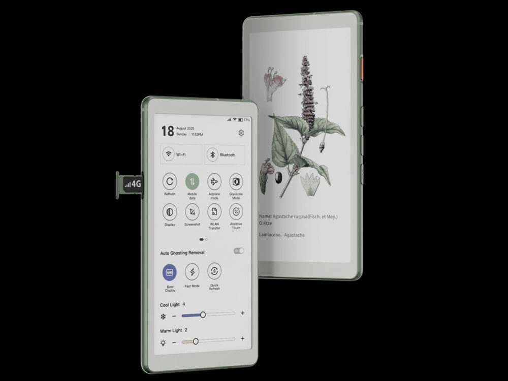 Android 16搭載の新型カラー電子書籍端末「Viwoods AiPaper Reader C