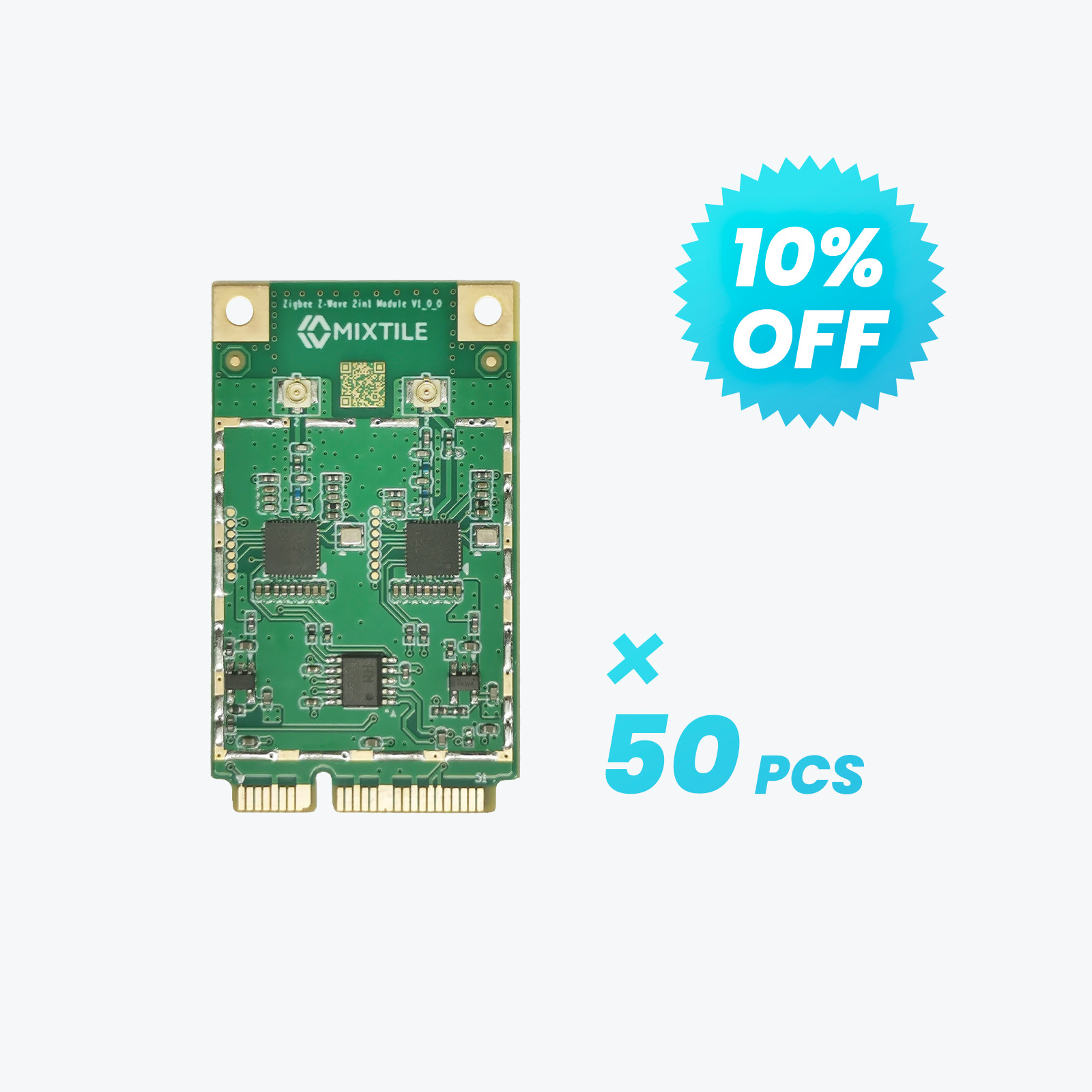 Mixtile 2-in-1 Zigbee & Z-Wave mPCIe Interface Module | Mixtile