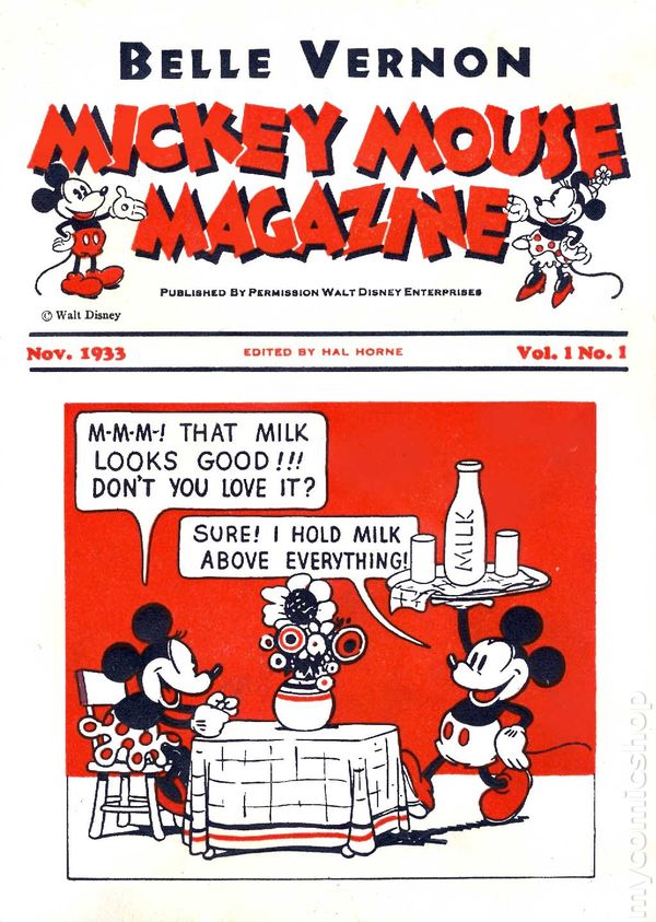 The first Mickey Mouse magazine - Disney Diary