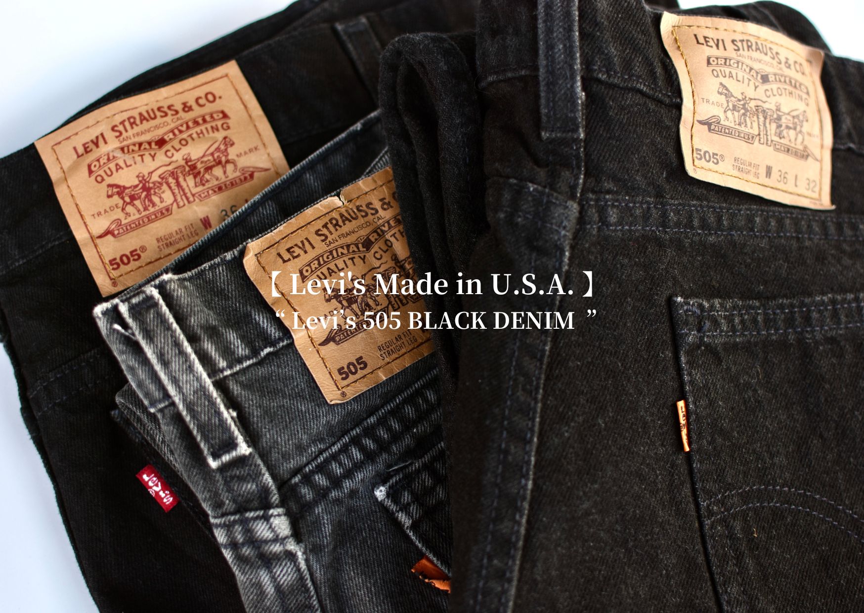 Levi's Made in U.S.A. 】古着市場で注目が高まっているジーンズ