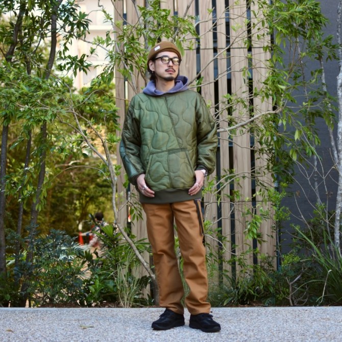 oddment / オッドメント 】米軍M-65 Field Pants用キルティング