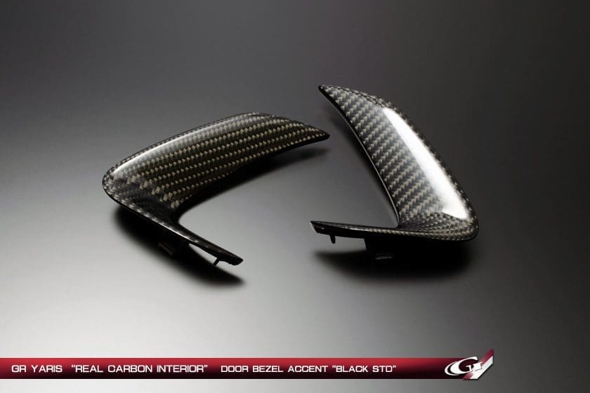 GRAZIO Black Door Bezel for Toyota GR YARIS - Genuine Japanese Car