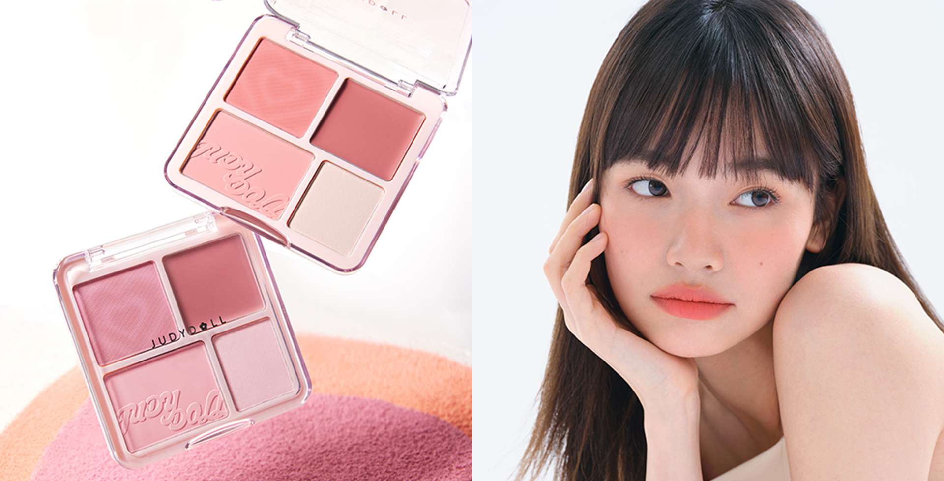Qoo10ではおなじみ、JUDYDOLL(ジュディードール)のチーク＆ハイライト