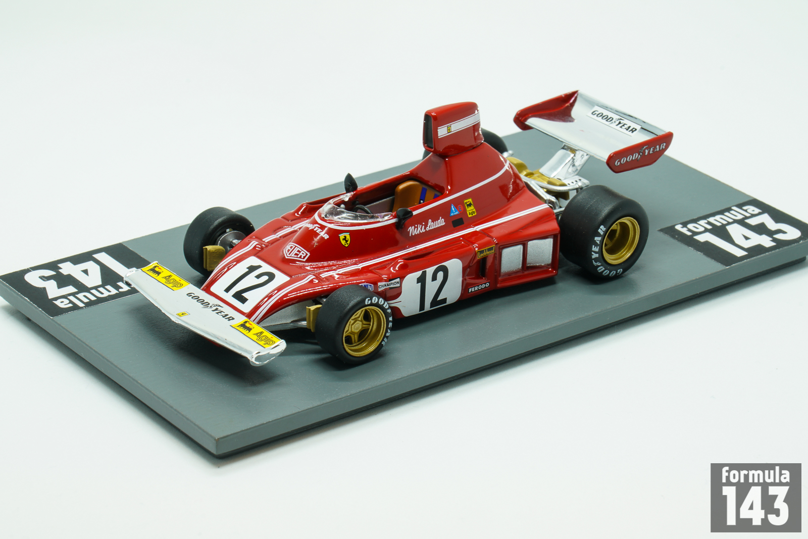 タメオ1/43スケール「フェラーリ312B3 ダッチGP 1974 TMK355 TMK355 1