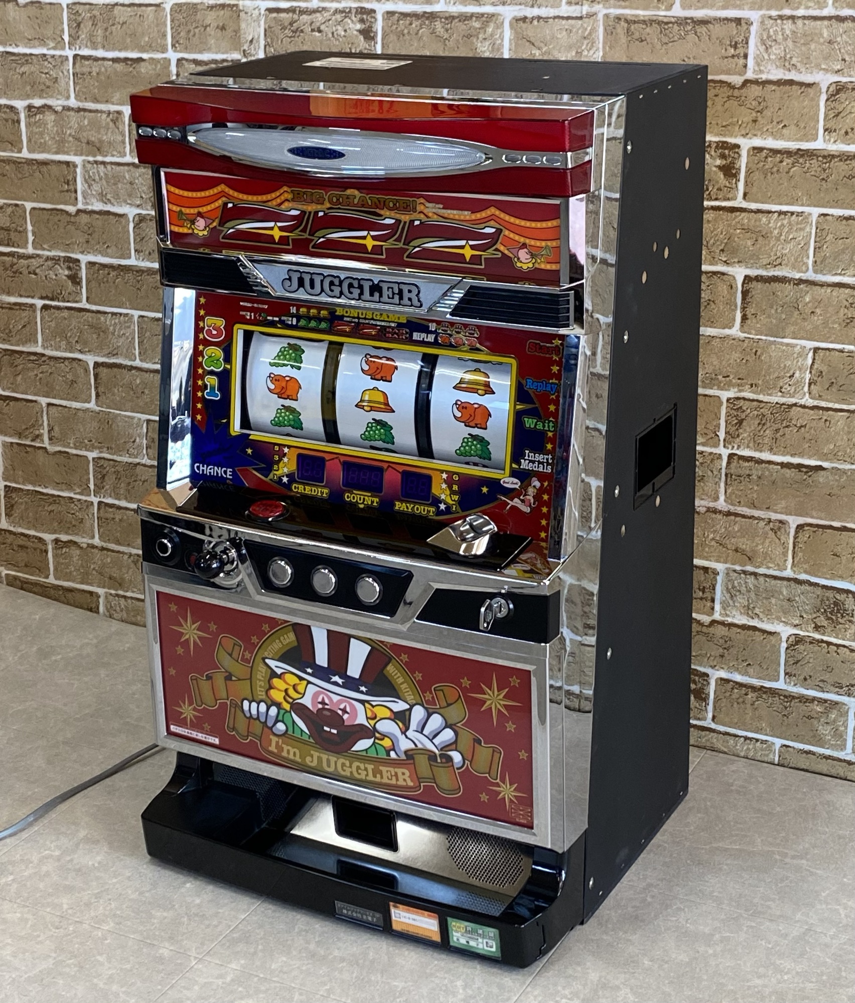 パチスロ実機 SアイムジャグラーEX-TP コイン不要機 北電子 100V