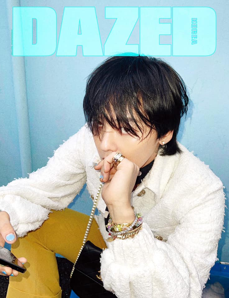 G-DRAGON: On the cover for the 13th anniversary of DAZED magazine