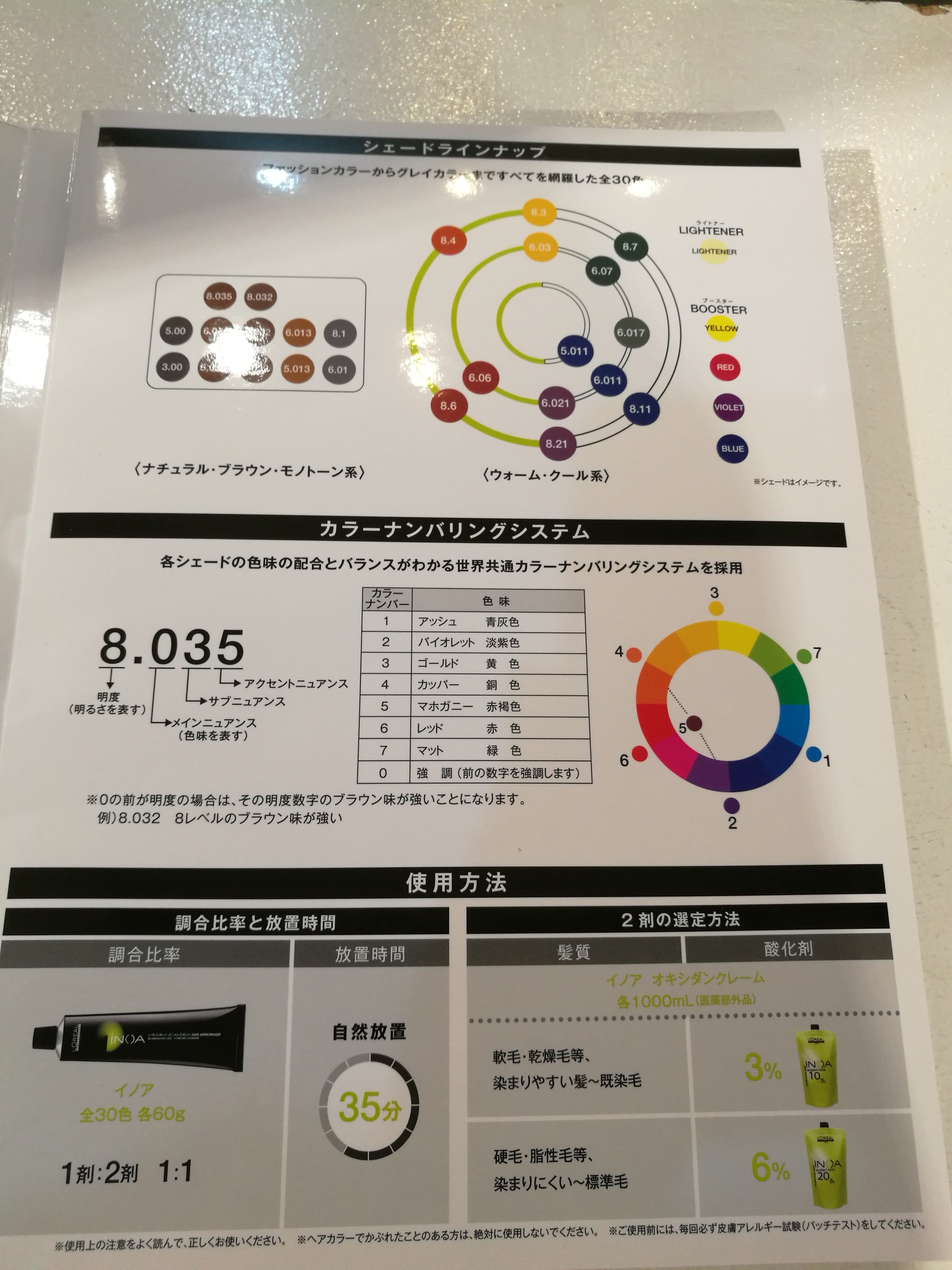 イノアカラー ハイリフト ヘアカラー剤 26本セット イノアカラー