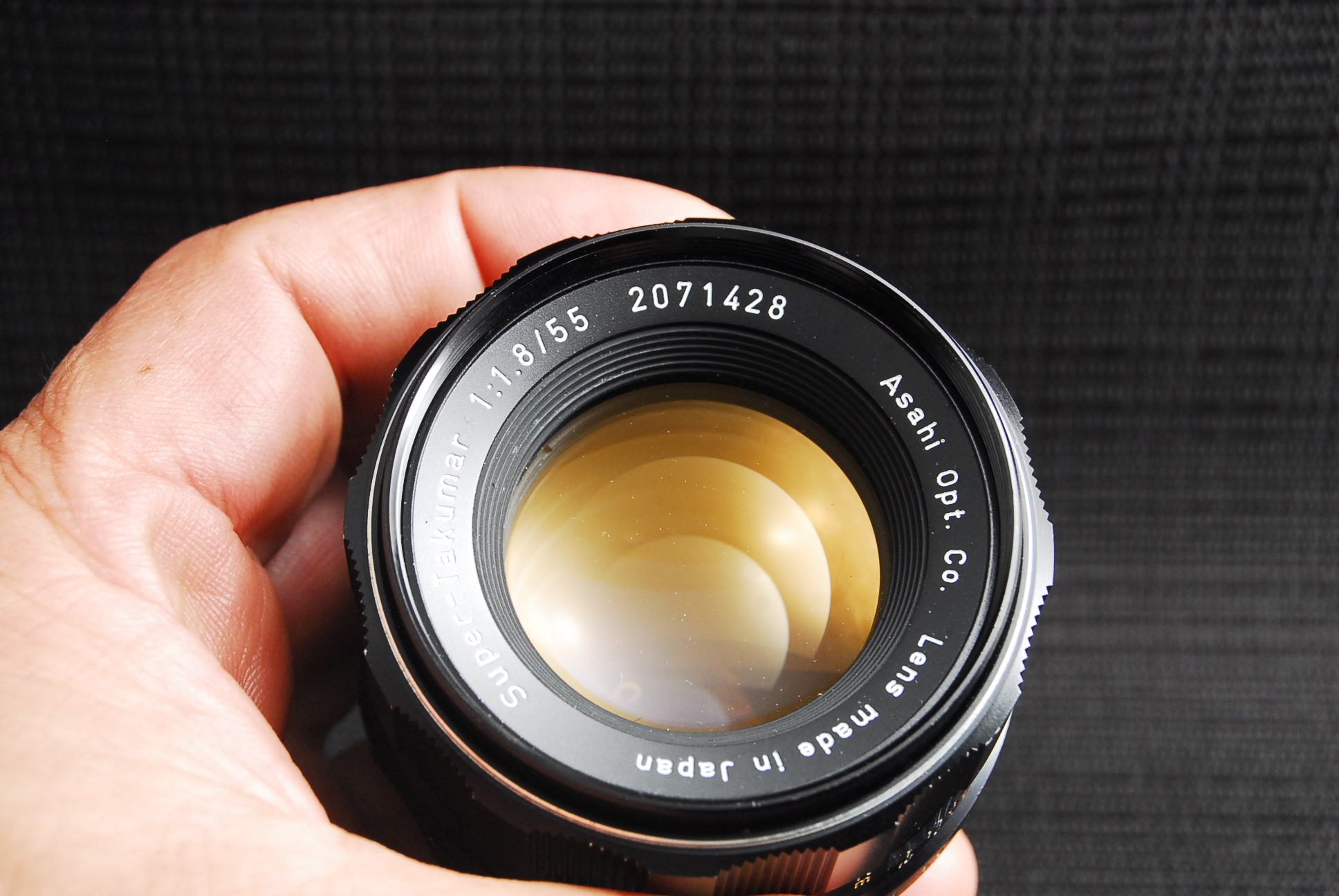 後期型 Pentax Super-Takumar 55mm F1.8 修理記録 – レンズ修理なら