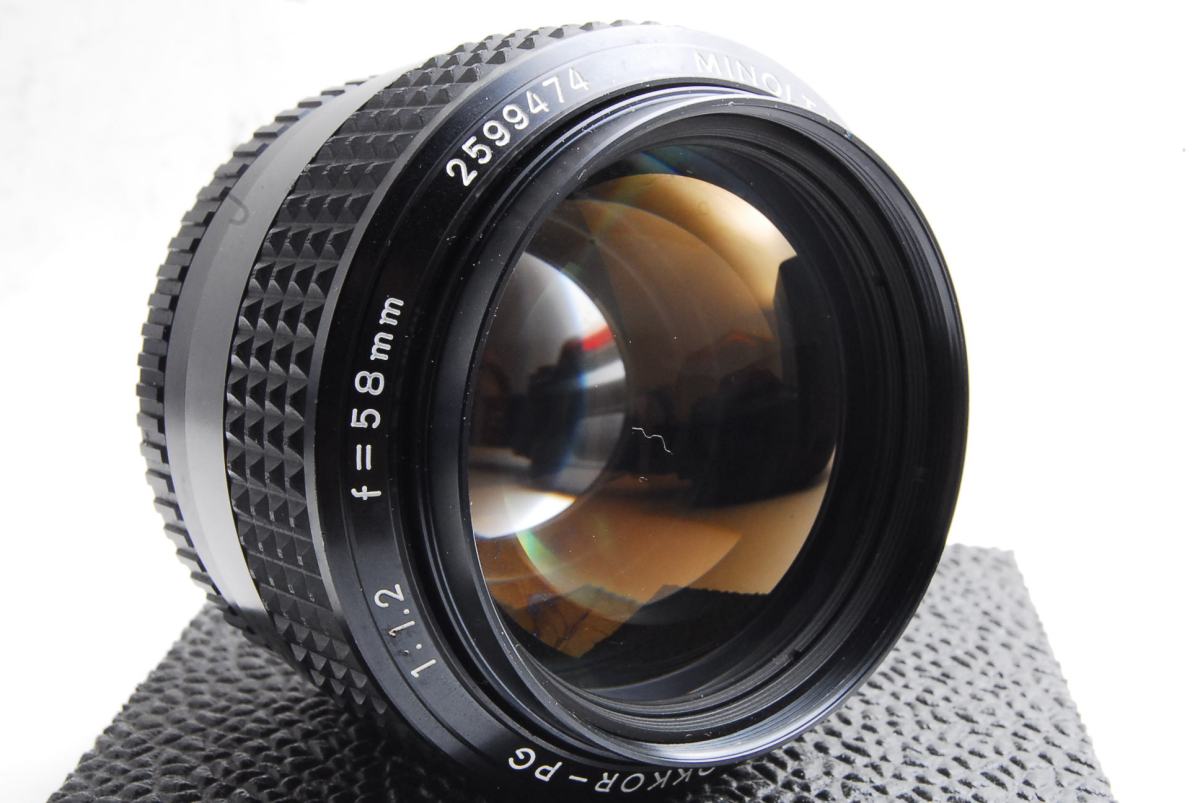 Minolta MC Rokkor-PG 58mm F1.2 修理記録 – レンズ修理なら日本レンズ協会