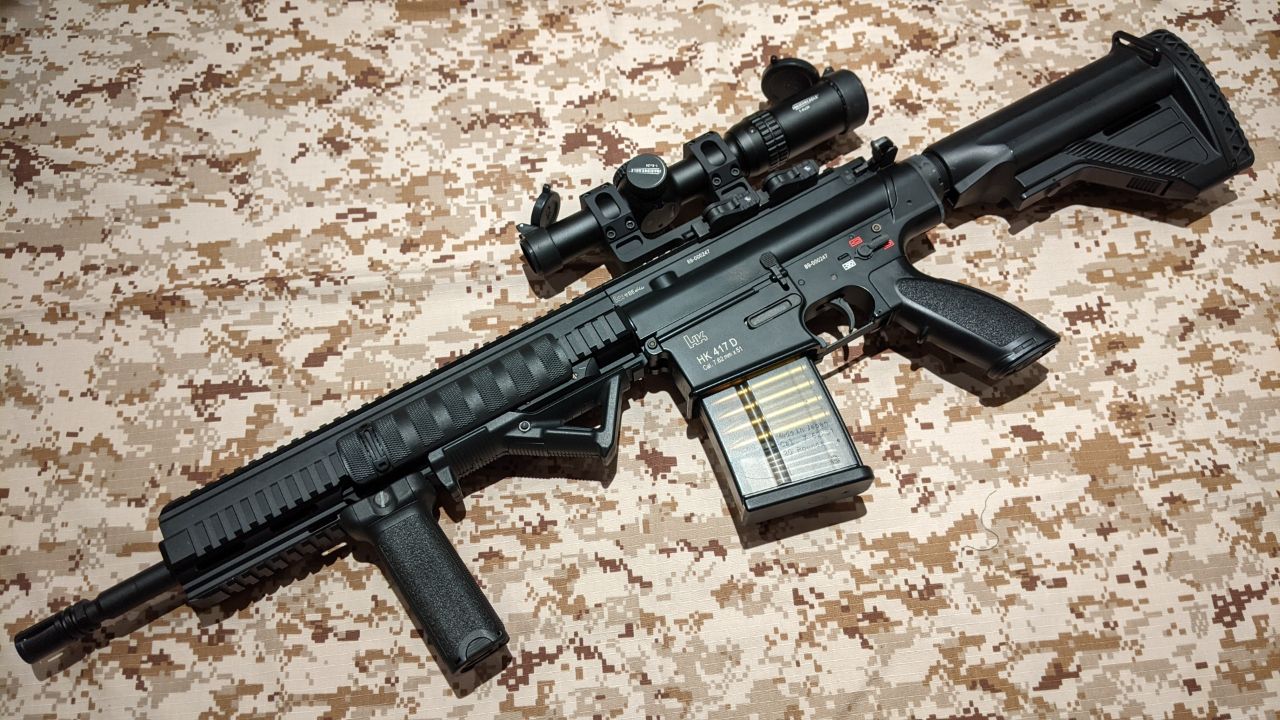 外装レビュー】東京マルイ HK417アーリーバリアント 次世代電動ガン