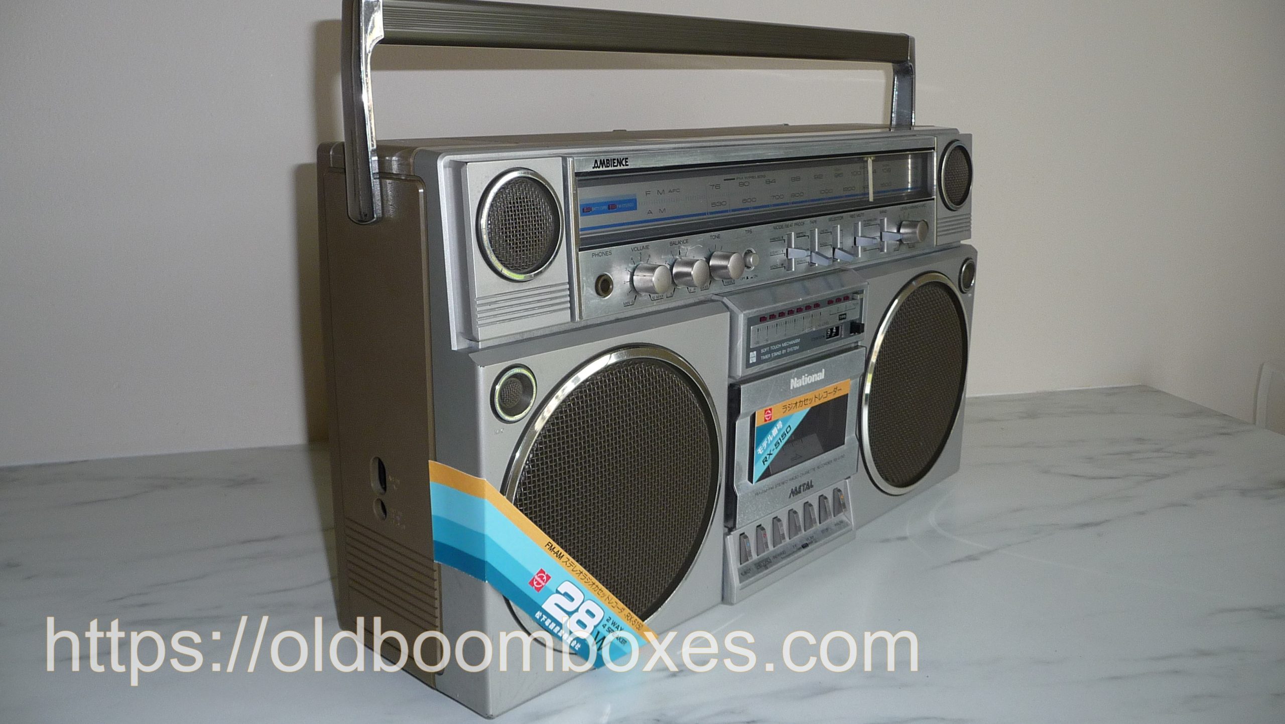 動作品National AMBIENCE ラジカセRX-5150 中古ビンテージ 動作品