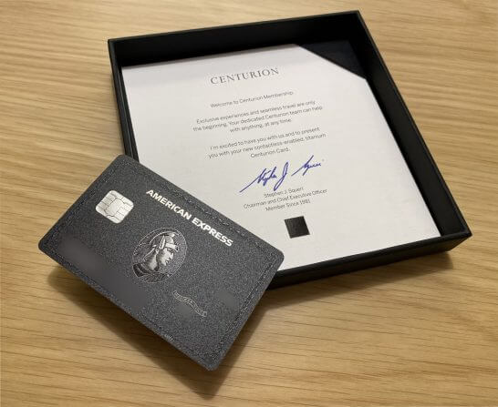 アメックスセンチュリオンを見た感想！新旧2枚のカード券面デザインと