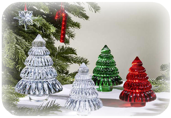 2023バカラ クリスマスツリー(レッド各色)・オーナメント｜プレゼント