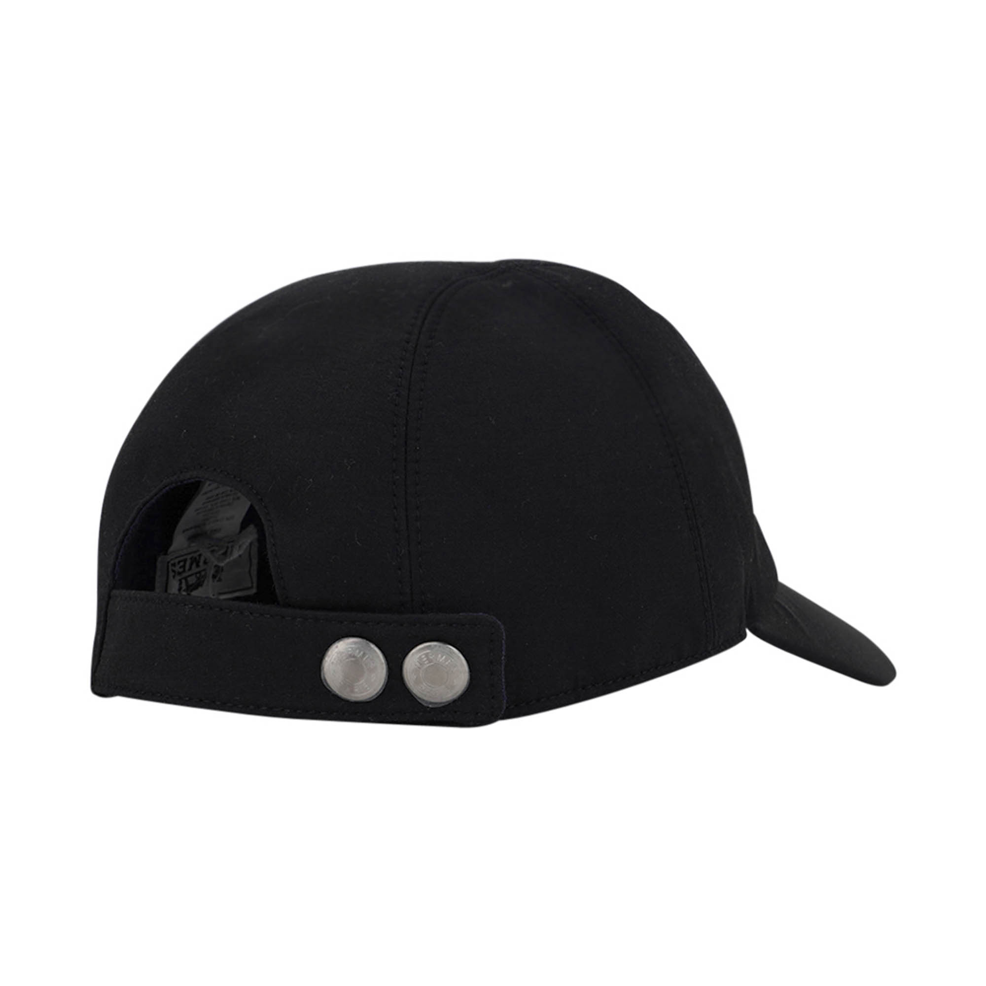 Hermès Miles Robot Cap Black Technical Gabardine | Mightychic