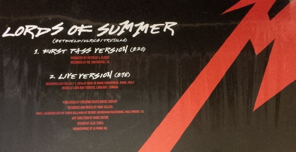 REVIEW: Metallica – “Lords of Summer” vinyl & download singles