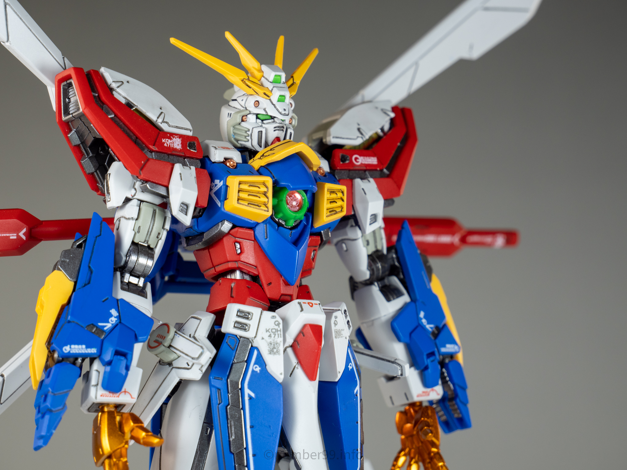 RG ゴッドガンダム 全塗装制作｜Forever Modeling