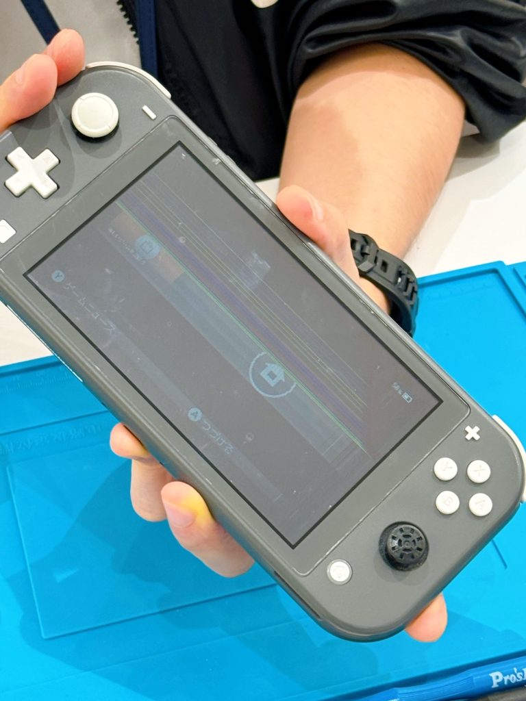 Nintendo Switch Lite グレー アダプター付き 液晶画面要確認 Nintendo