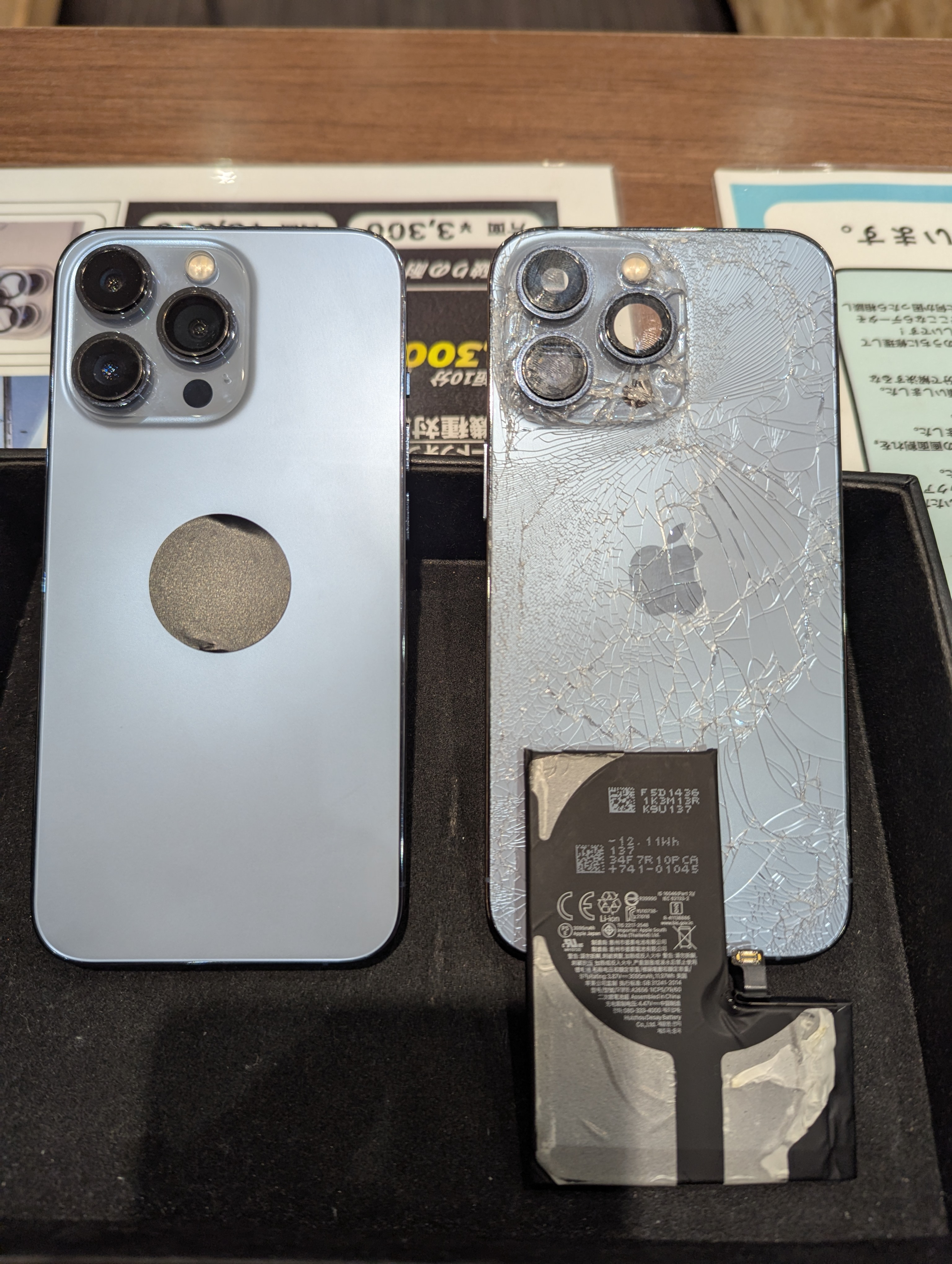 修理店が語る】iPhone 13 Proの背面ガラス、割れたまま使っていません