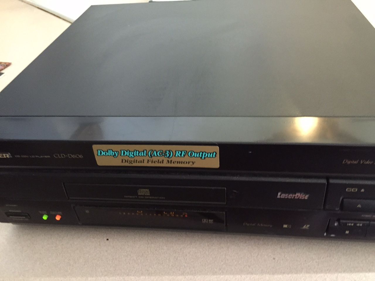 Pioneer CLD-D606 Laserdisc player – Salvatore's Place