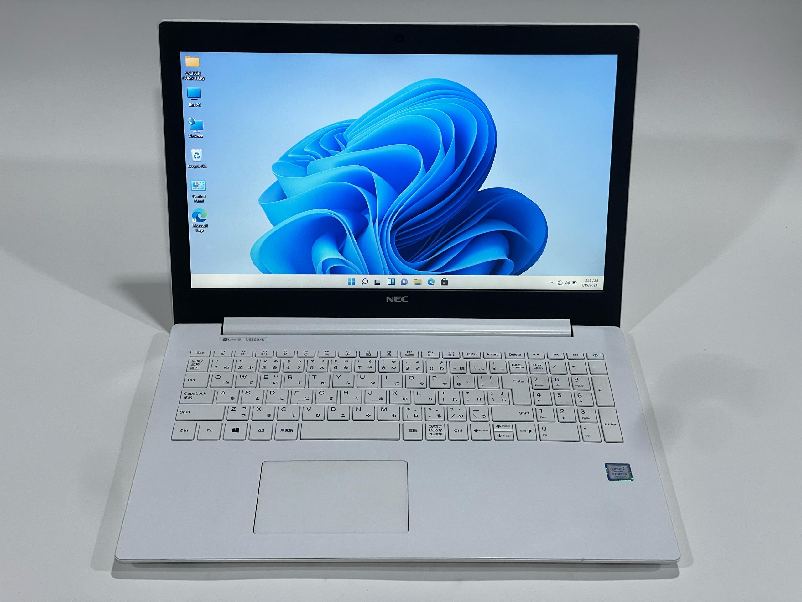 NEC Lavie NS300/K 7世代i3 Nec Lavie NS300/k 7th Gen. Intel Core i3