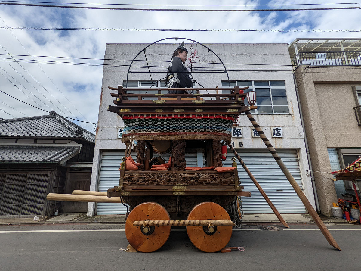 香取市佐原 八坂神社 下仲町区幣台 – 先代地車探訪記