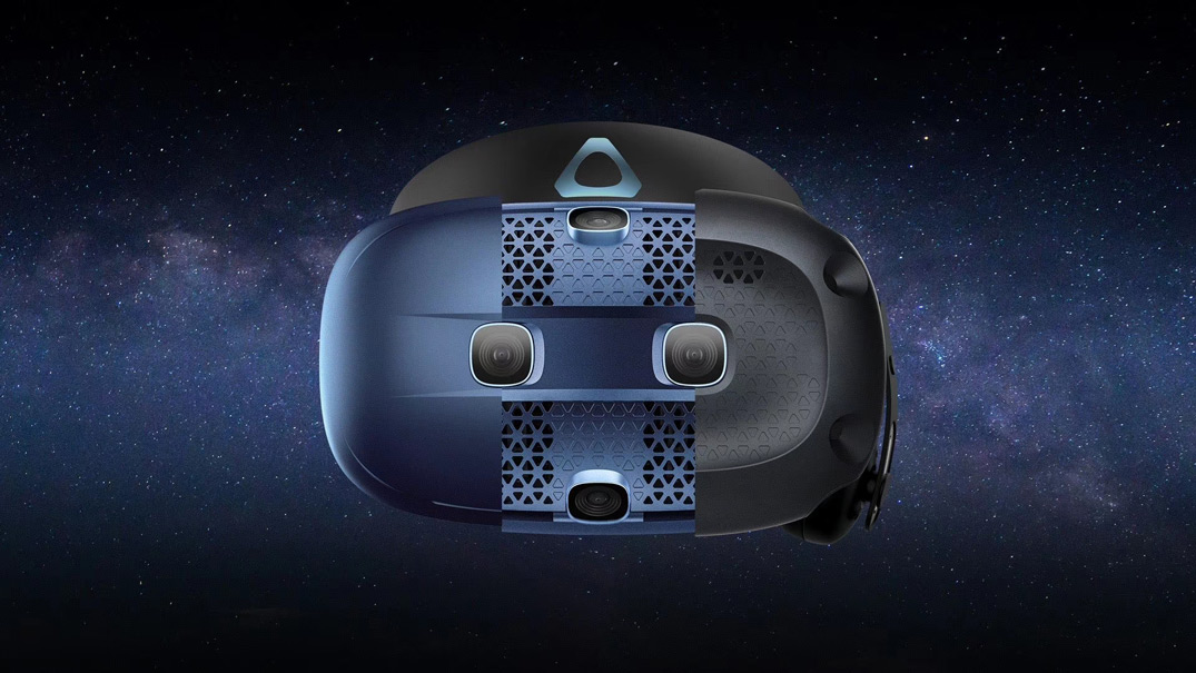 Vive Cosmos becomes four! New faceplates add mixed reality and