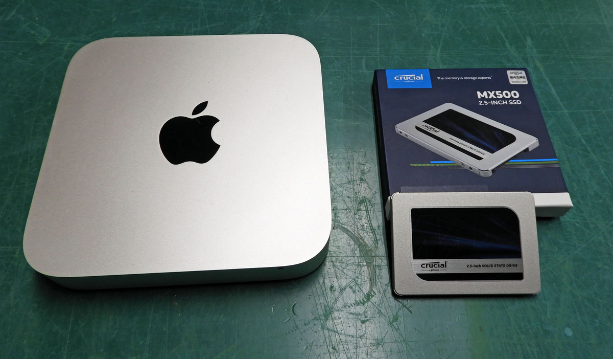 Mac miniにSSDを載せてみた(その1 Mid 2010編) | Sunset City Studio