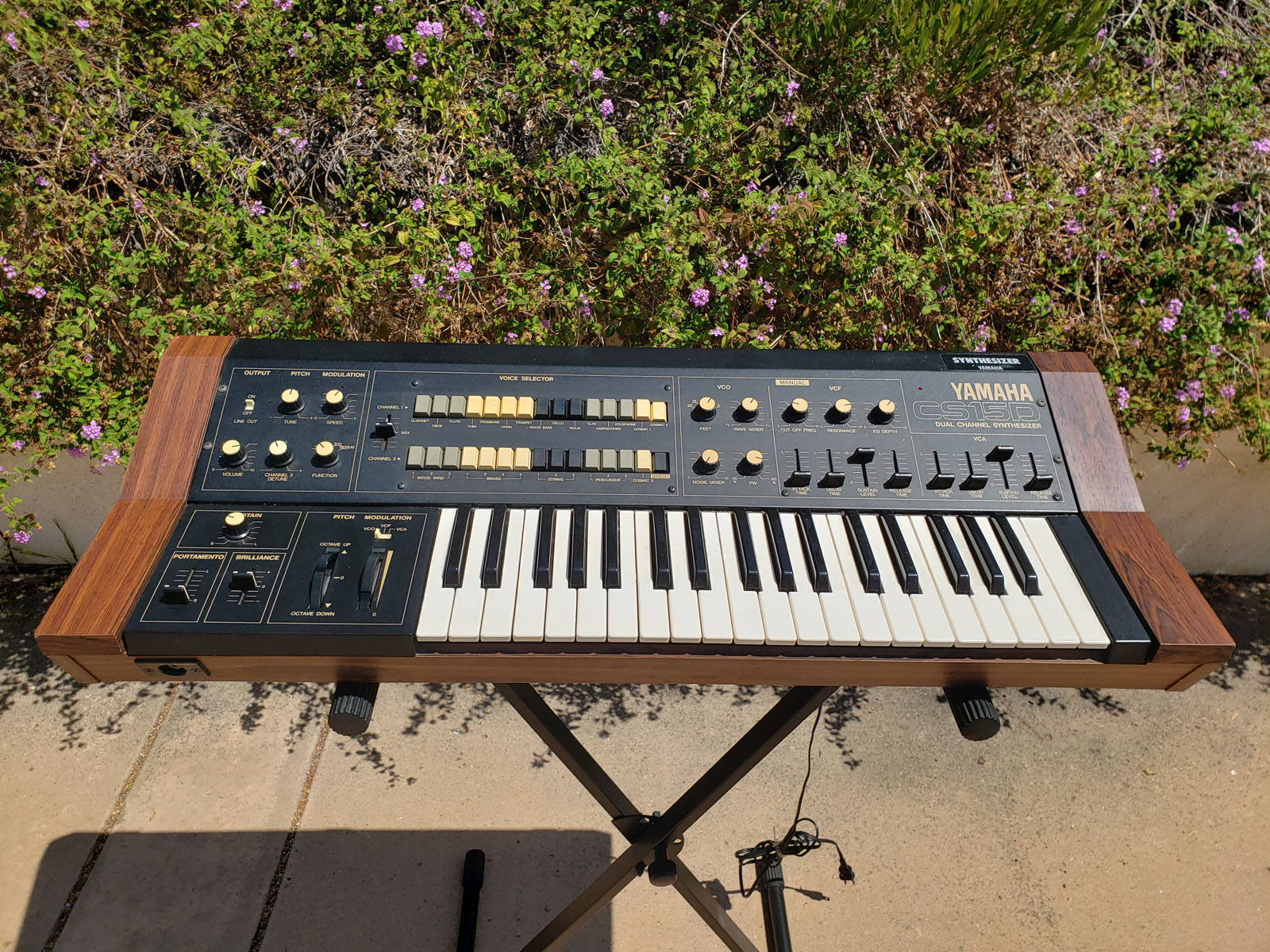 Yamaha CS-15D Dual Channel Vintage Synthesizer Keyboard – Synthchaser