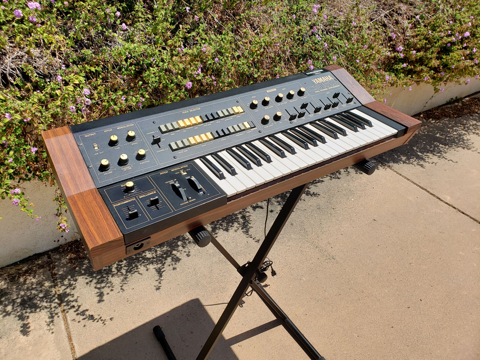 Yamaha CS-15D Dual Channel Vintage Synthesizer Keyboard – Synthchaser