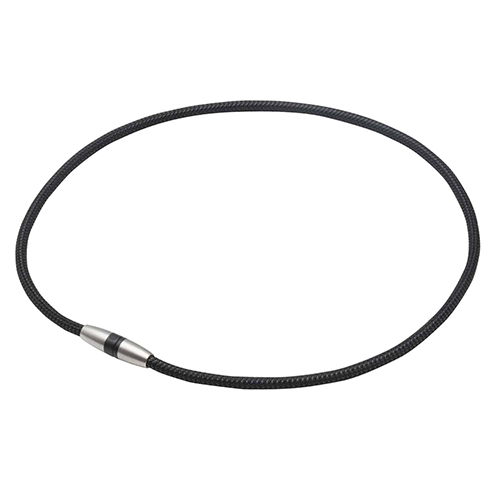PHITEN RAKUWA NECKLACE MG METALLIC BLACK 50CM - Phiten Official