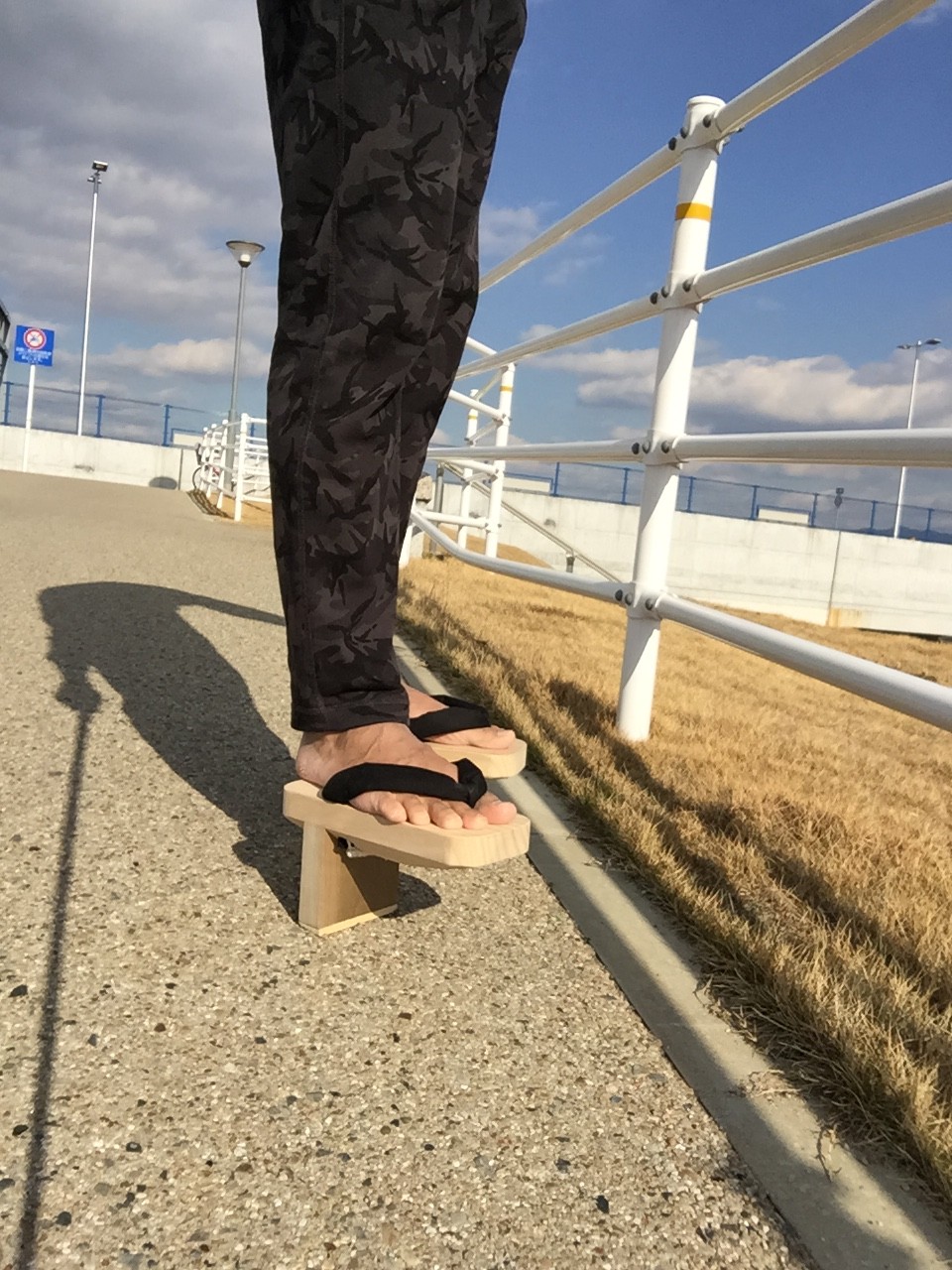 後歯一本歯下駄MUSASHI |