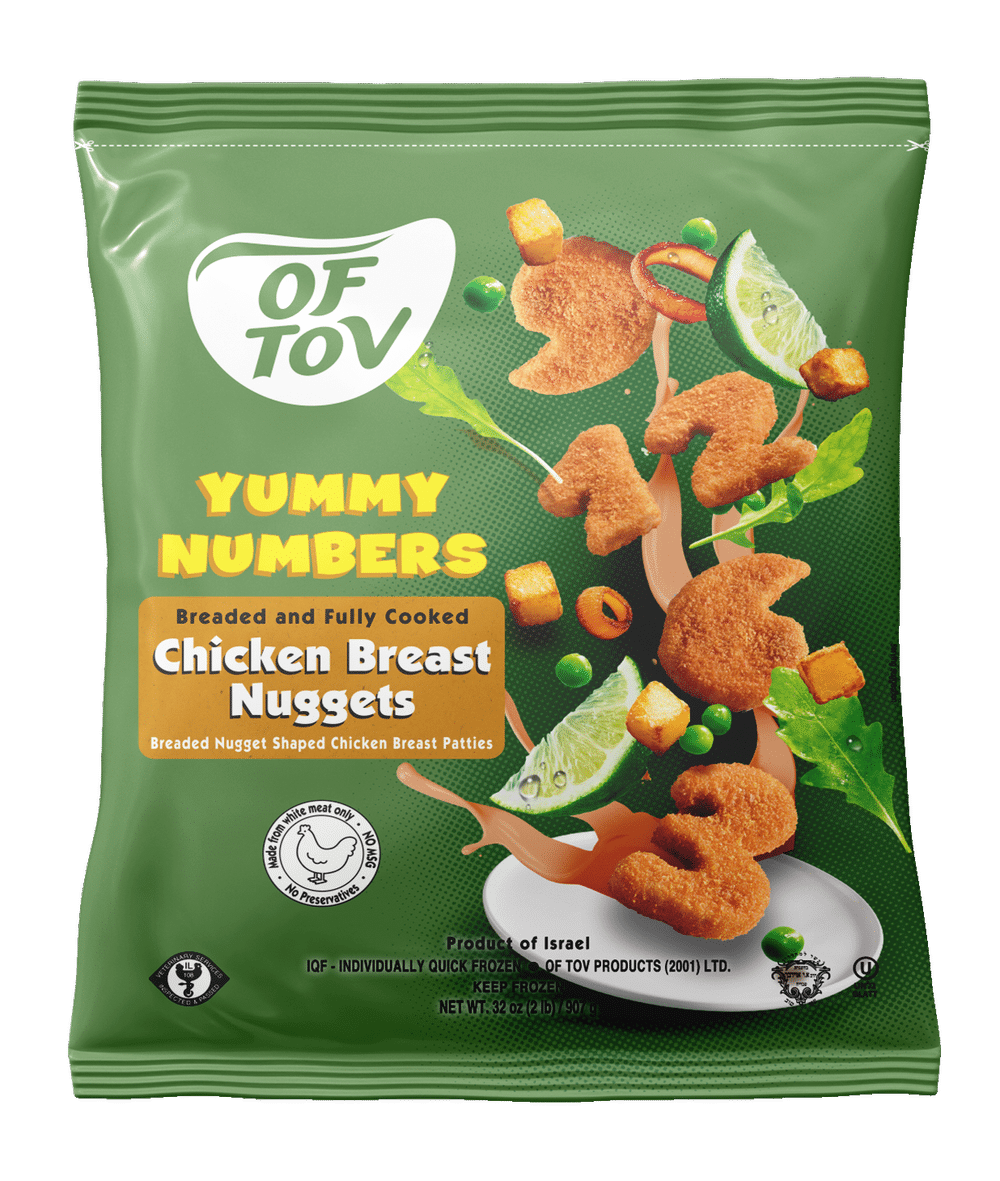 OF TOV Yummy Numbers Chicken Breast Nuggets (32 Oz.) - Prime Nosh