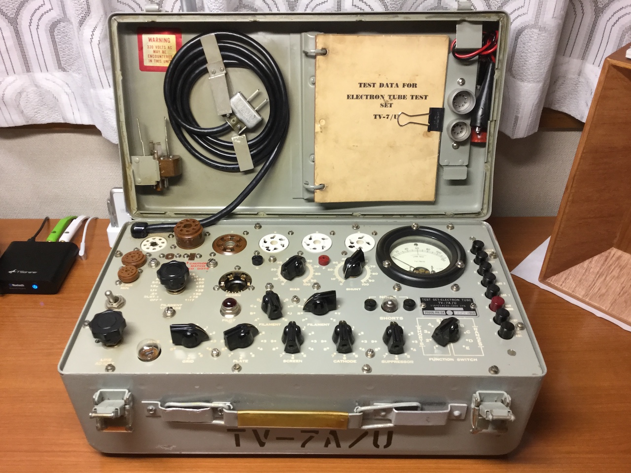 TV-7A/U 真空管試験機の入手と固有特性の検査 | 超入門：真空管ラジオこれ