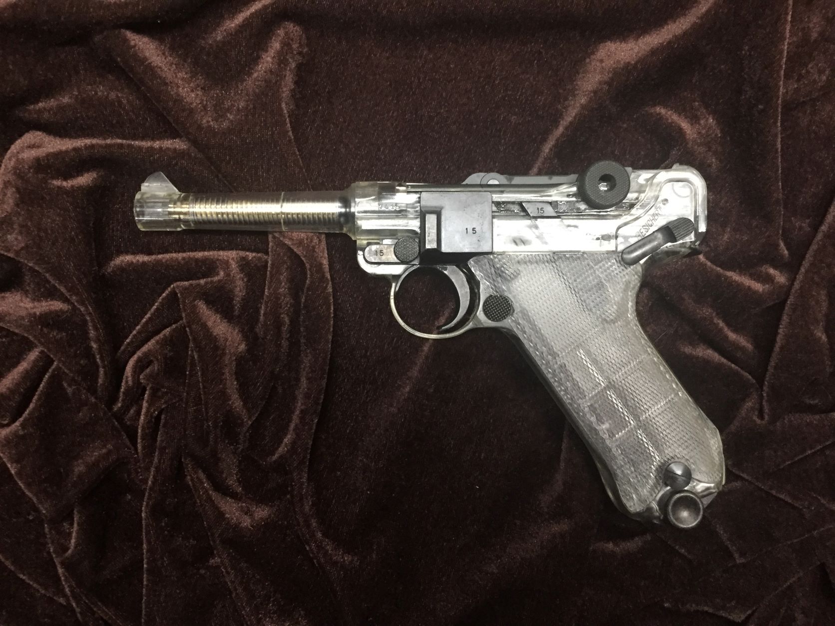 タナカワークス ルガーP08 4インチ スケルトン ガスハンドガンの修理を