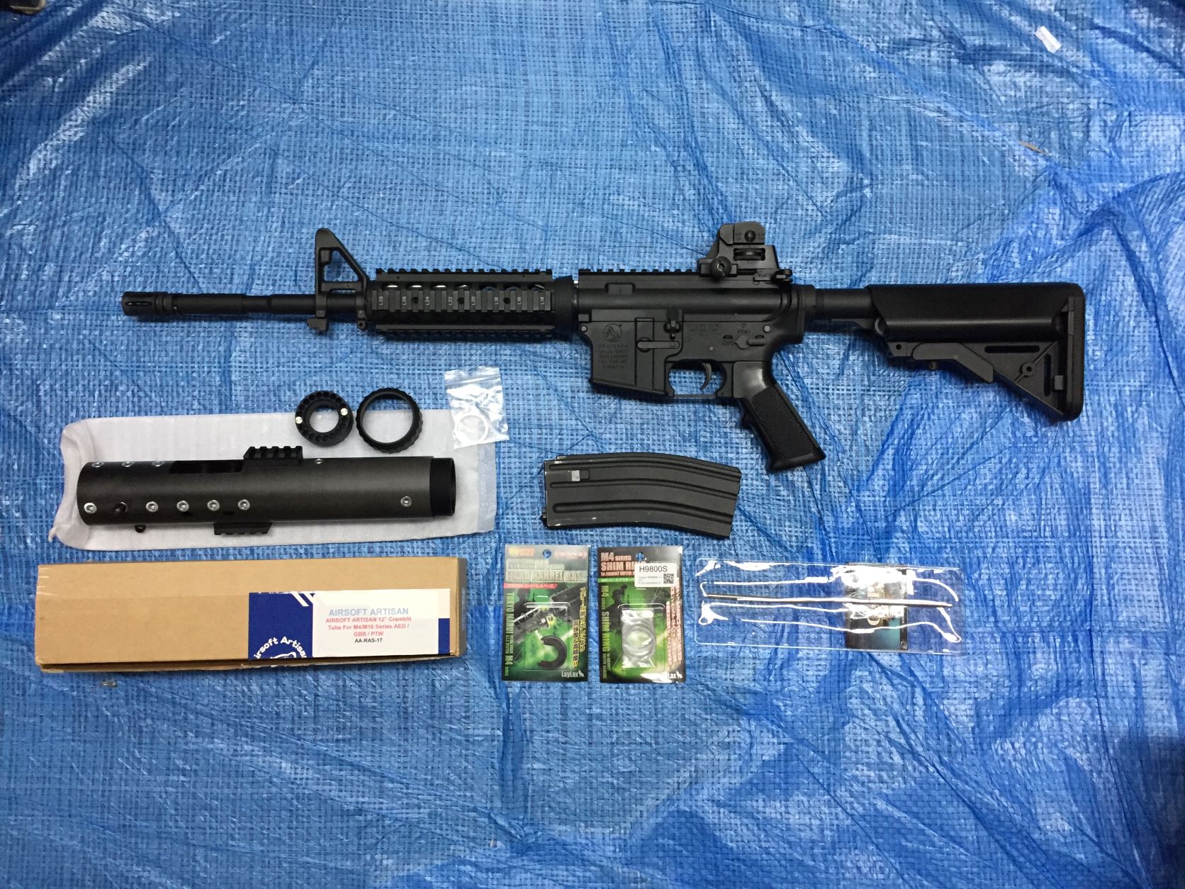 東京マルイ SOPMOD M4 次世代電動ガンのカスタムをさせて頂きました