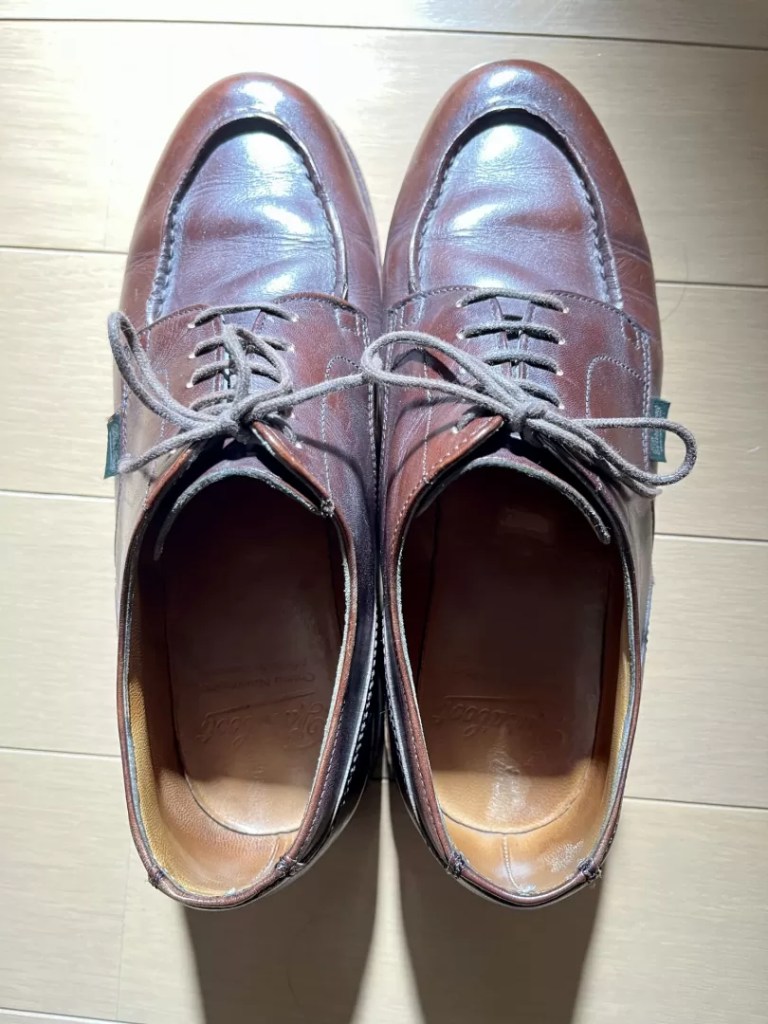 Paraboot】パラブーツ chamboad Uチップ購入レビュー｜サイズ感と履き