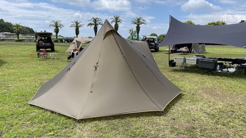 UnaFreelyの激安ワンポールテントをレビュー！シルナイロンは本当か!?